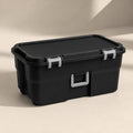 22 Gallon Wheeled Black Storage Trunk N746