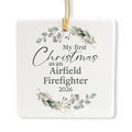 Ceramic 3-inch Square-Shaped Ornament A365344