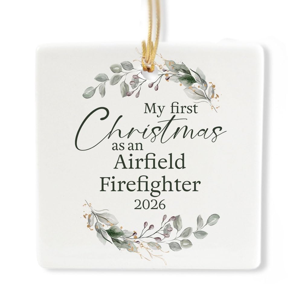 Ceramic 3-inch Square-Shaped Ornament A365344