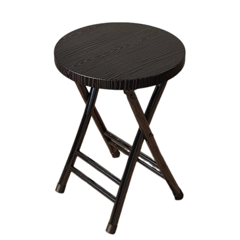 18 Inch Black Folding Stool 330 Lbs Capacity P253