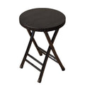 18 Inch Black Folding Stool 330 Lbs Capacity P253