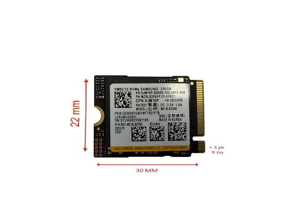 256GB M.2 PCI-e NVME SSD GEN 4X4 Internal Solid State Drive 30mm 2230 M993