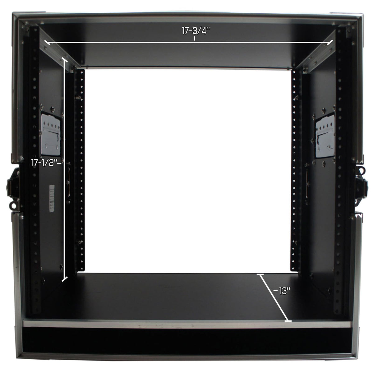 10U Rack Case with Casters 16 Inch Depth C948