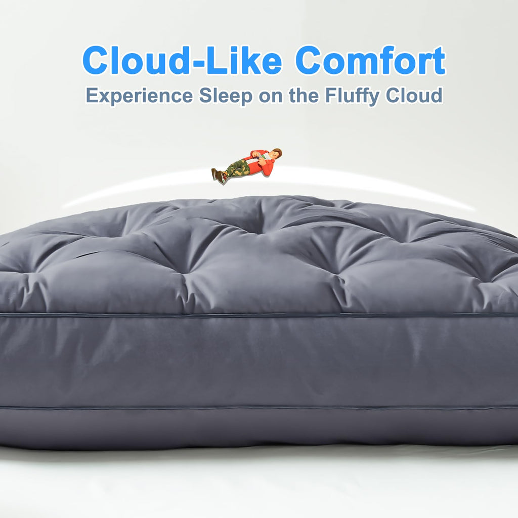 King Size Set of 2 Cotton Bed Pillow D7466