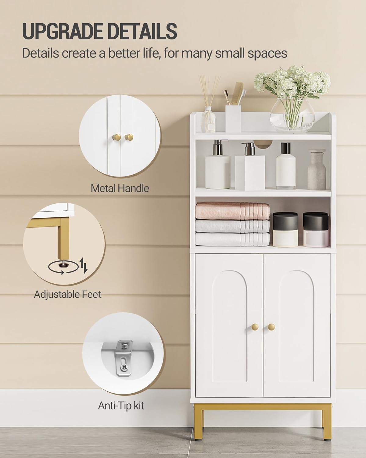 Bathroom Storage Cabinet with 2 Door M899828