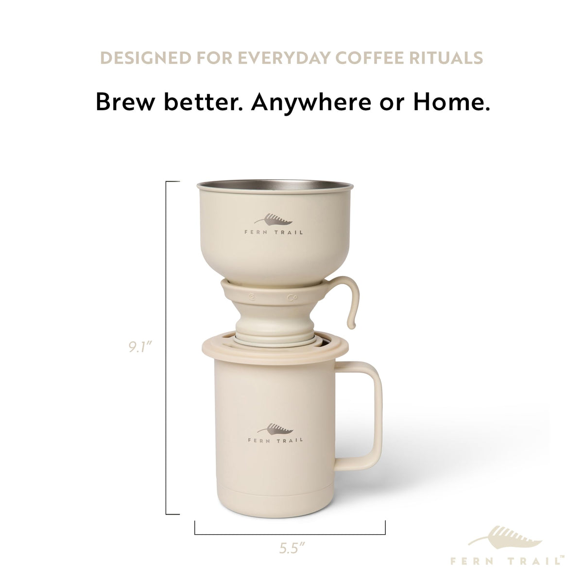 12 oz Insulated Mug with Lid and Reusable Coffee Filter H817289