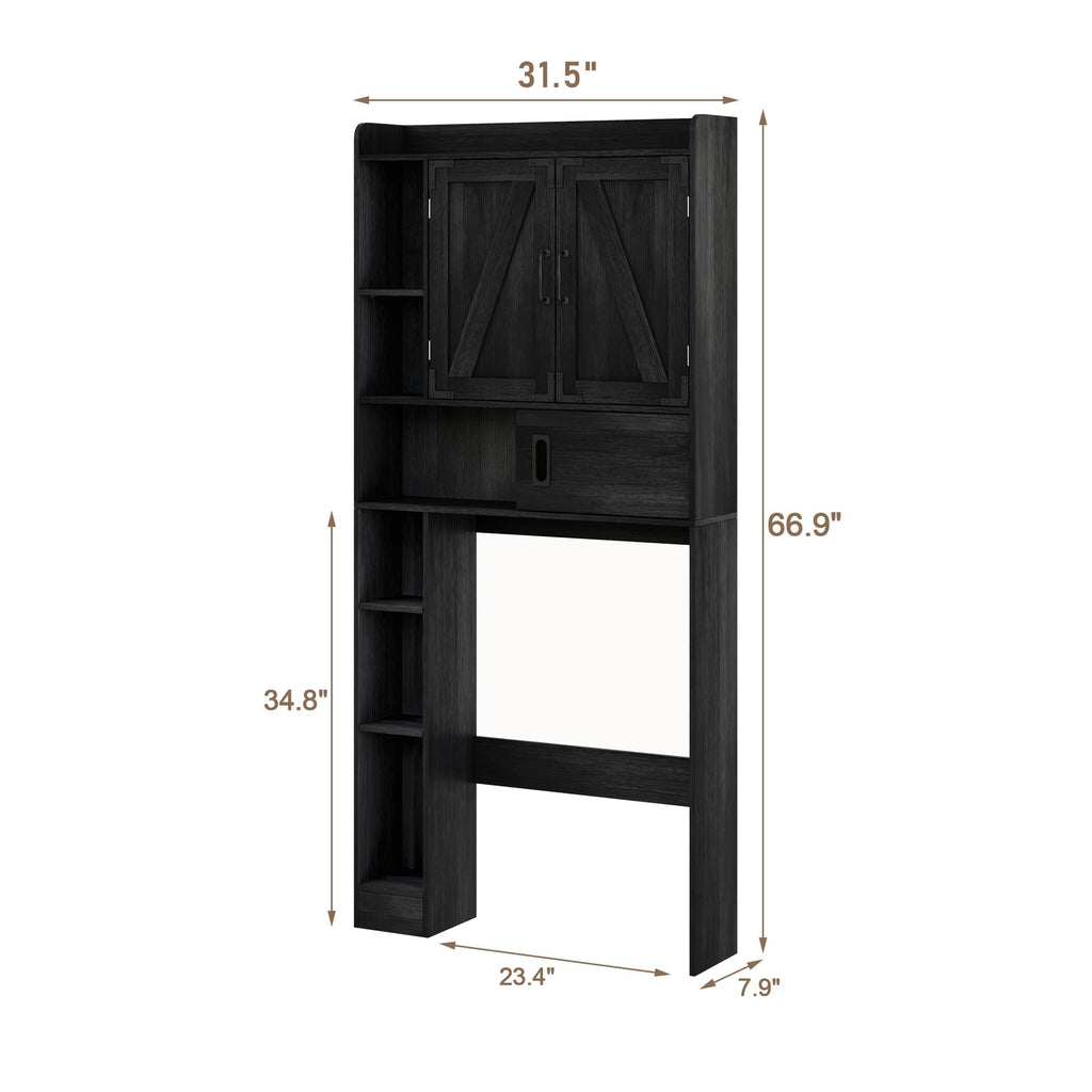 Over The Toilet Storage Cabinet with Sliding Door I2532