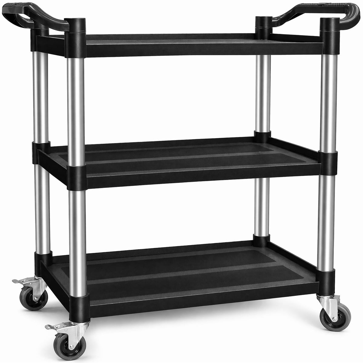 3 Tier Plastic Utility Cart with Wheels D504159