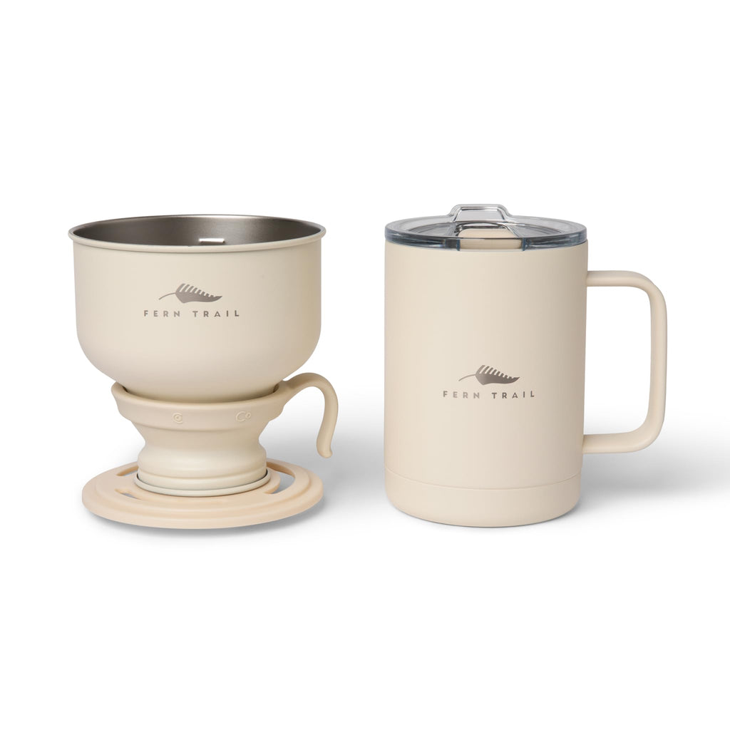 12 oz Insulated Mug with Lid and Reusable Coffee Filter H817289