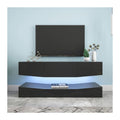 Black Floating TV Stand with 3 Drawers K705