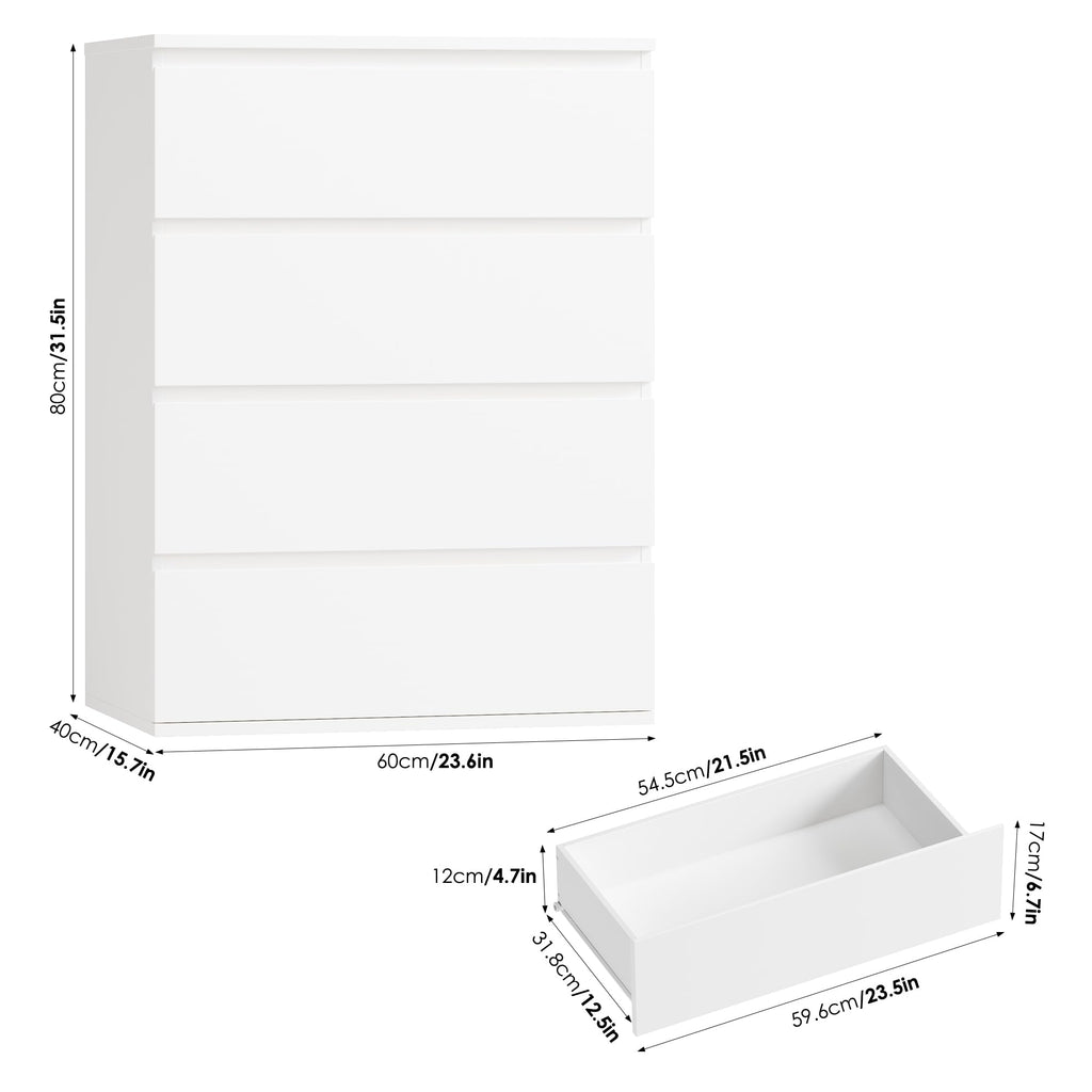 White Dresser W61690