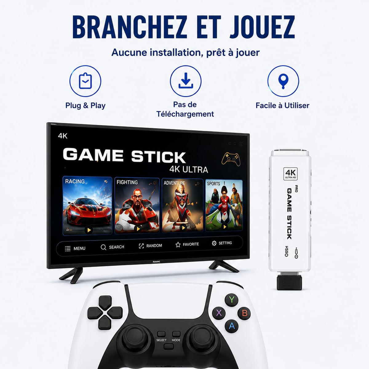 Retro Gaming Console 4K HDMI with 20,000+ Built-in Classic Video Games G650