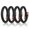 Black 4 Pack Mosquito Repellent Bracelets F795
