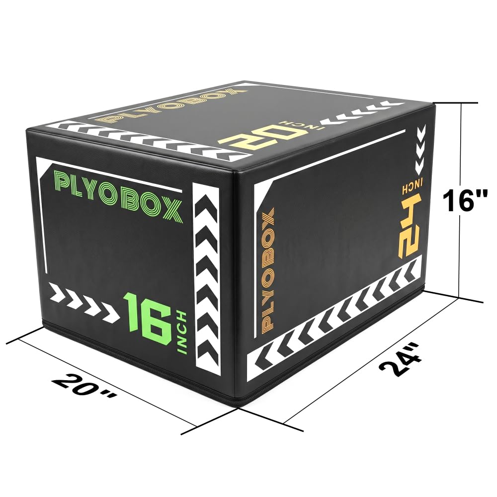 3-in-1 Non-Slip Foam Plyometric Jump Box W417427