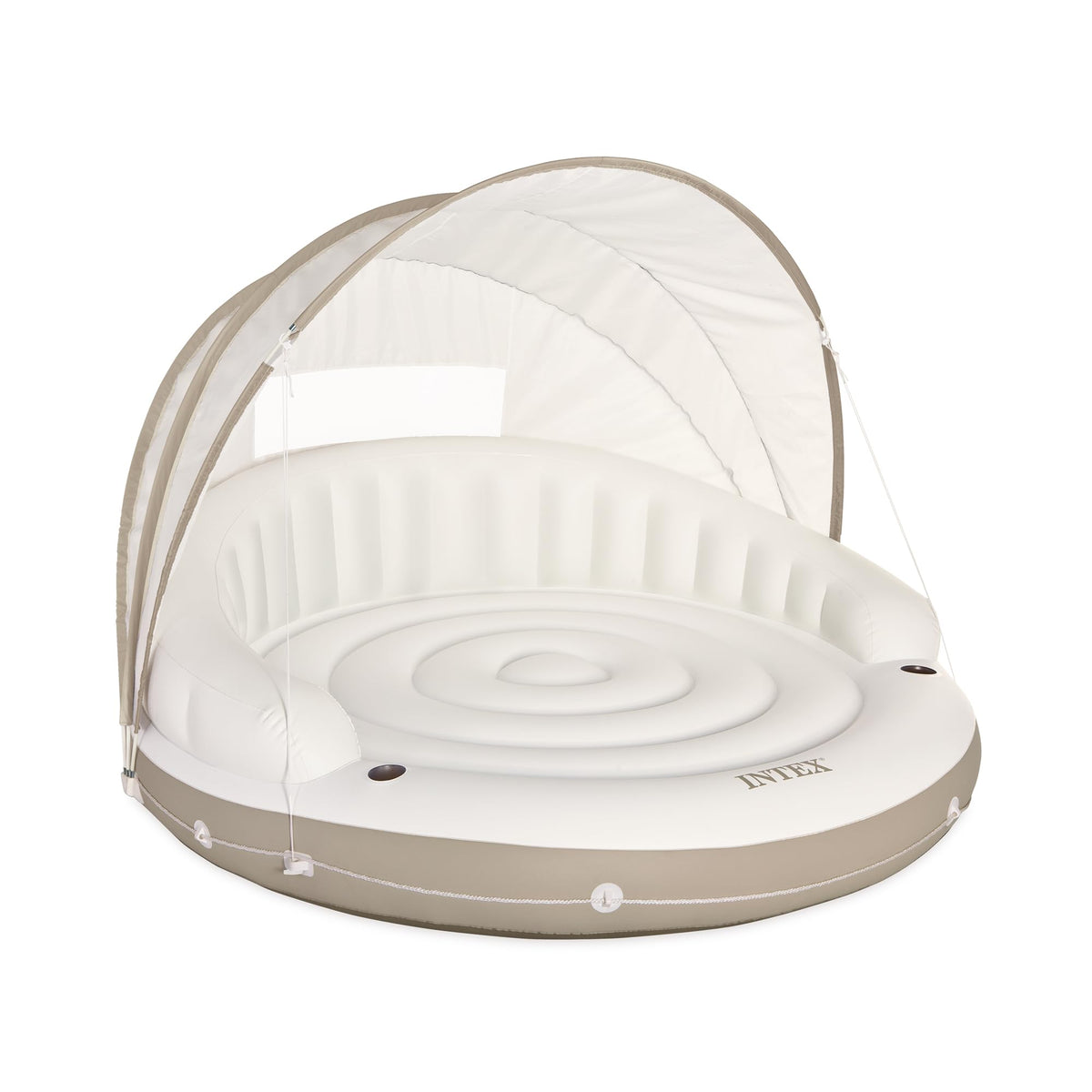 Inflatable Pool Float Lounge with Sunshade Z136