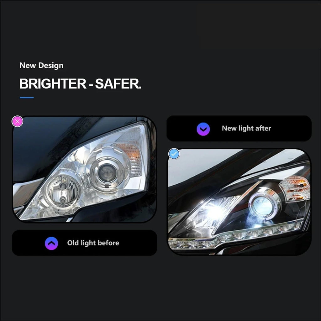 Car Headlight LED DRL Double Lens O381