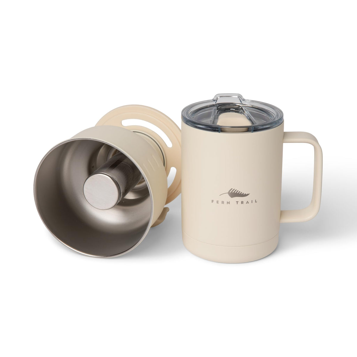 12 oz Insulated Mug with Lid and Reusable Coffee Filter H817289