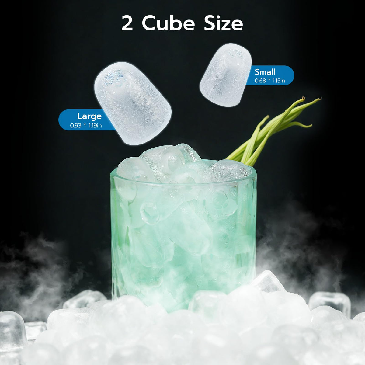 Black 26Lbs/24H Countertop Ice Maker N88982