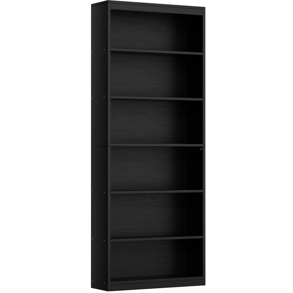 6-Tier Black Bookshelf B4847