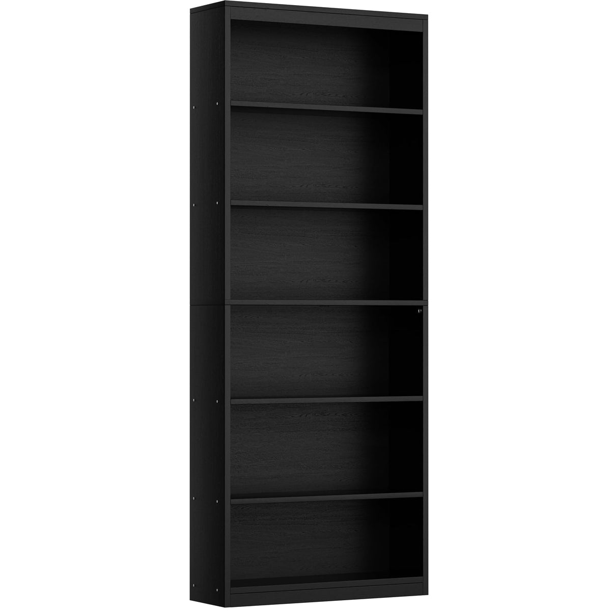 6-Tier Black Bookshelf B4847