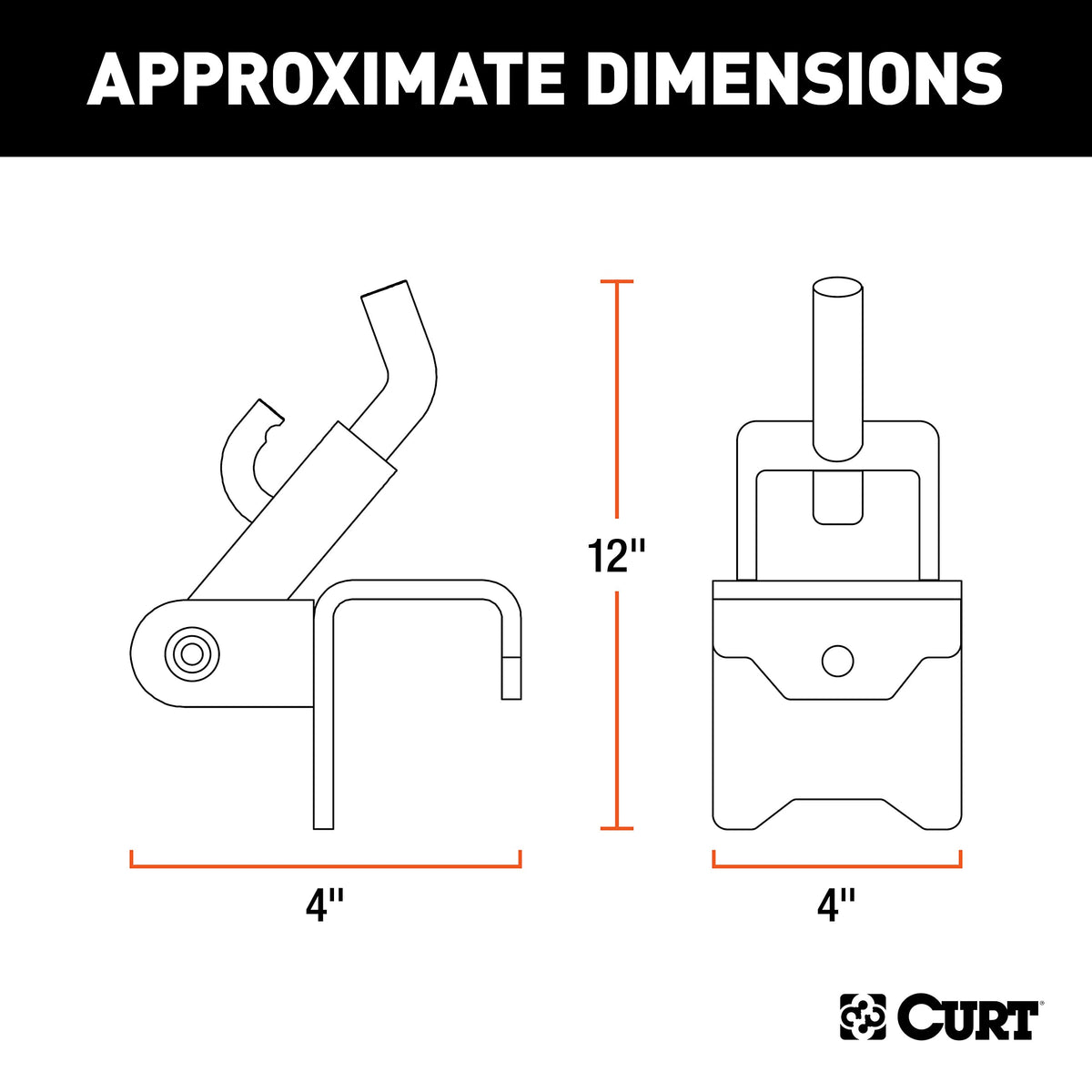 Replacement Weight Distribution Hitch Hookup Bracket U7652