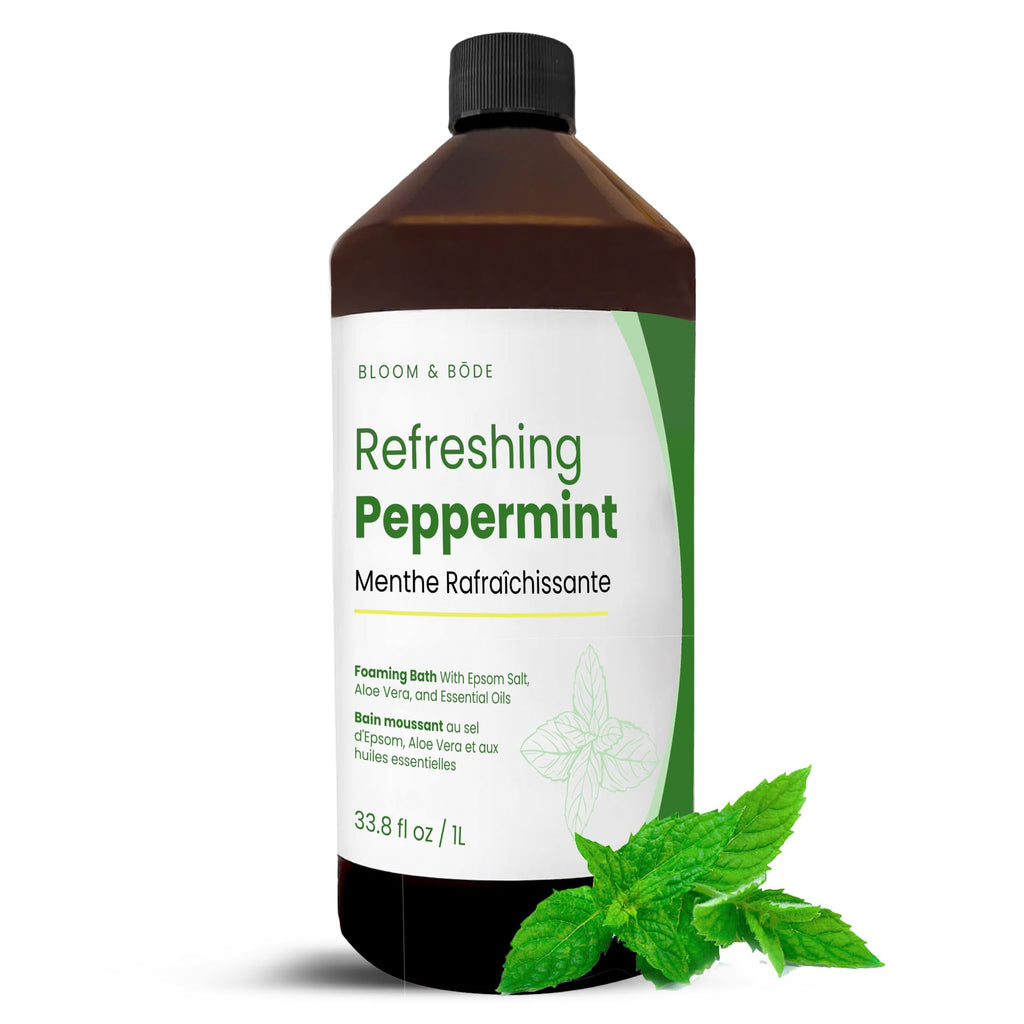Scented Foaming Bubble Bath with Essential Oils and Epsom Salt, 33.8 fl oz F787663