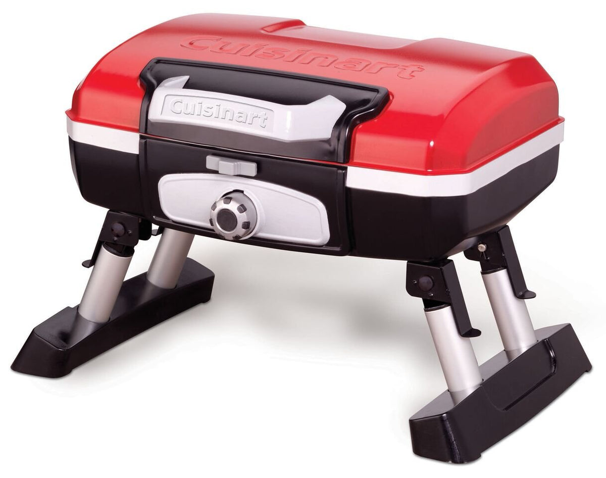 Portable Tabletop Propane Gas Grill & Refillable 1LB Propane Cylinder Tank F150