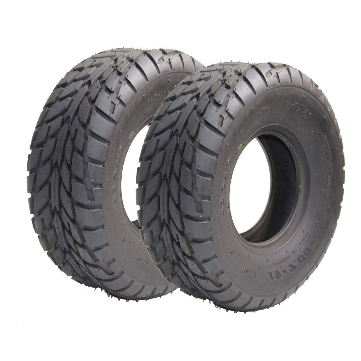 2 Pack 19X7-8 Tubeless All Terrain ATV Tires E955346