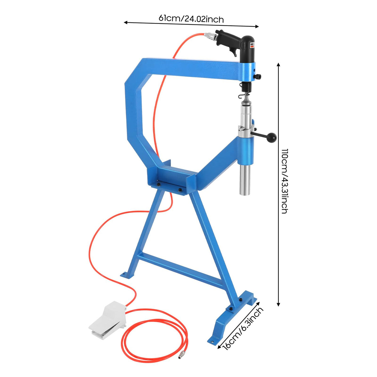 Pneumatic Planishing Hammer with Stand & Pedal U905360