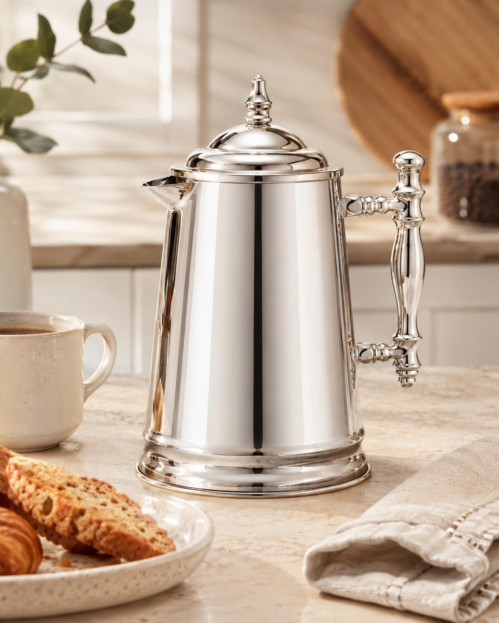 Stainless Steel French Coffee Press 34-Ounce Q82879