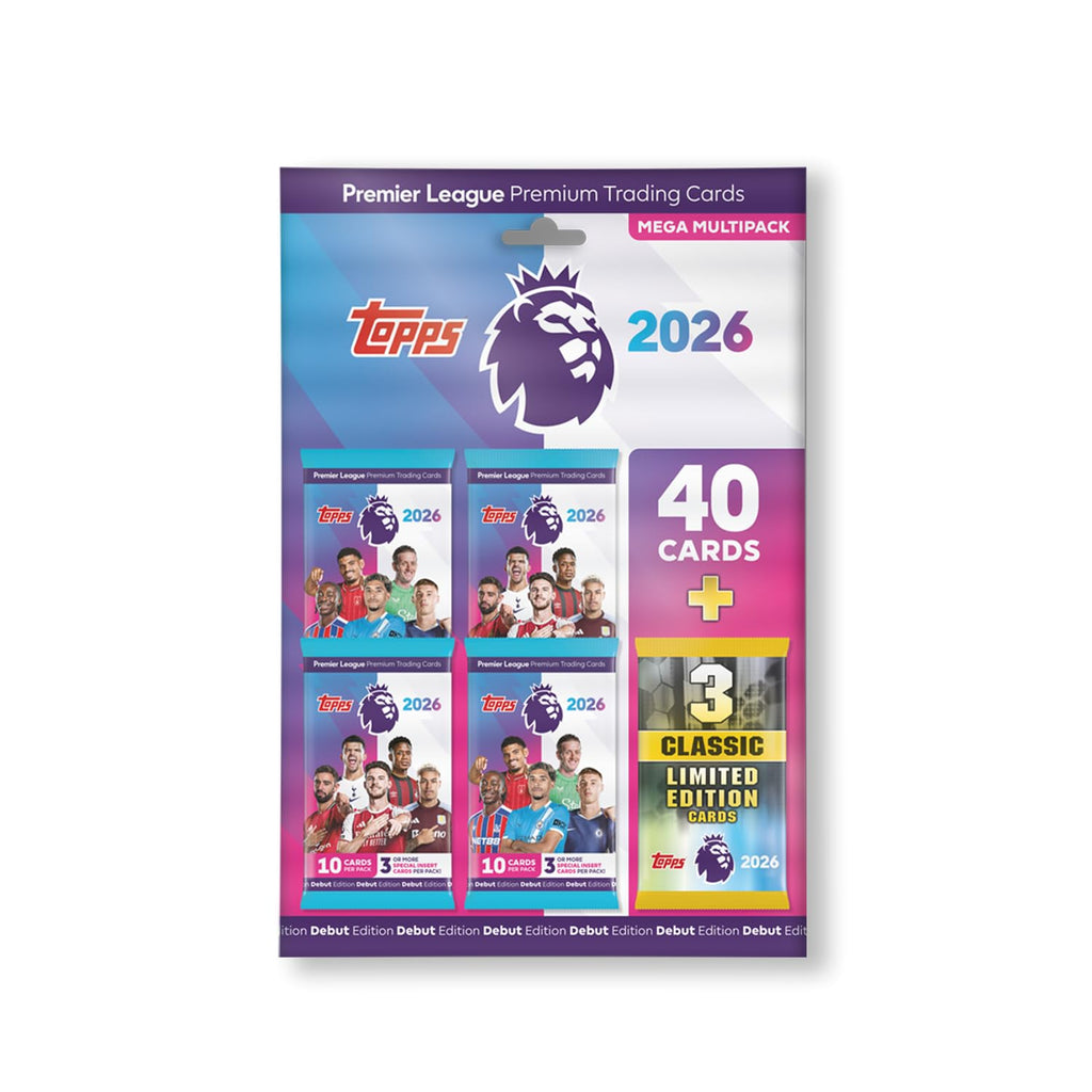 Premier League 2025-26 40 Cards Plus 3 Random Classic LE Cards V839