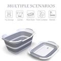 Collapsible Pet Bathtub with Water Drain Plug F8748