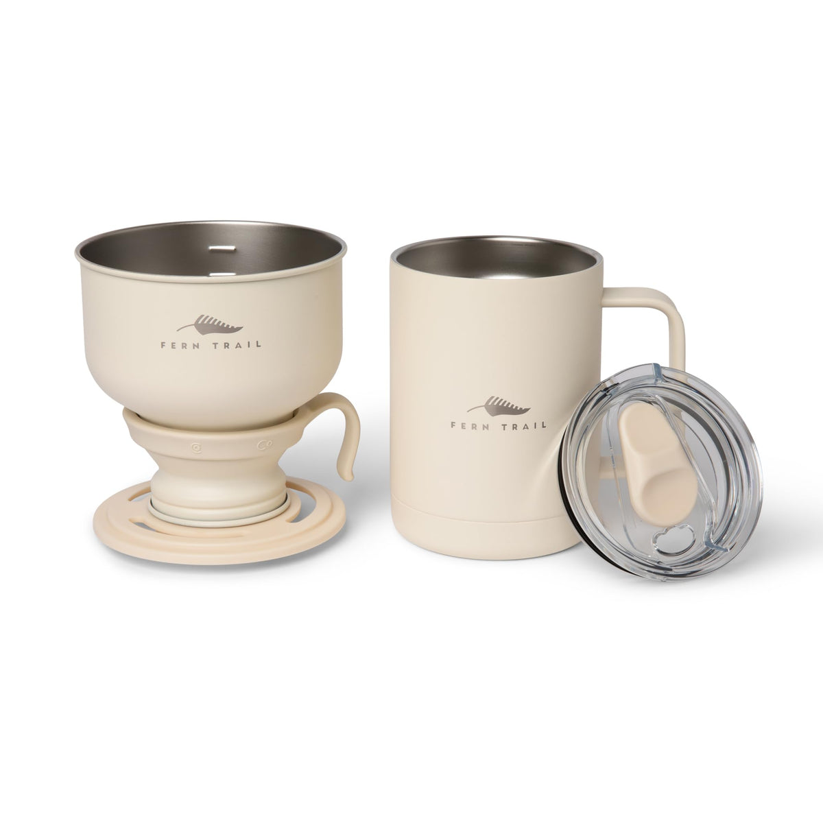 12 oz Insulated Mug with Lid and Reusable Coffee Filter H817289