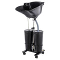 Portable Plastic Shampoo Unit with 2 Water Buckets Y97141