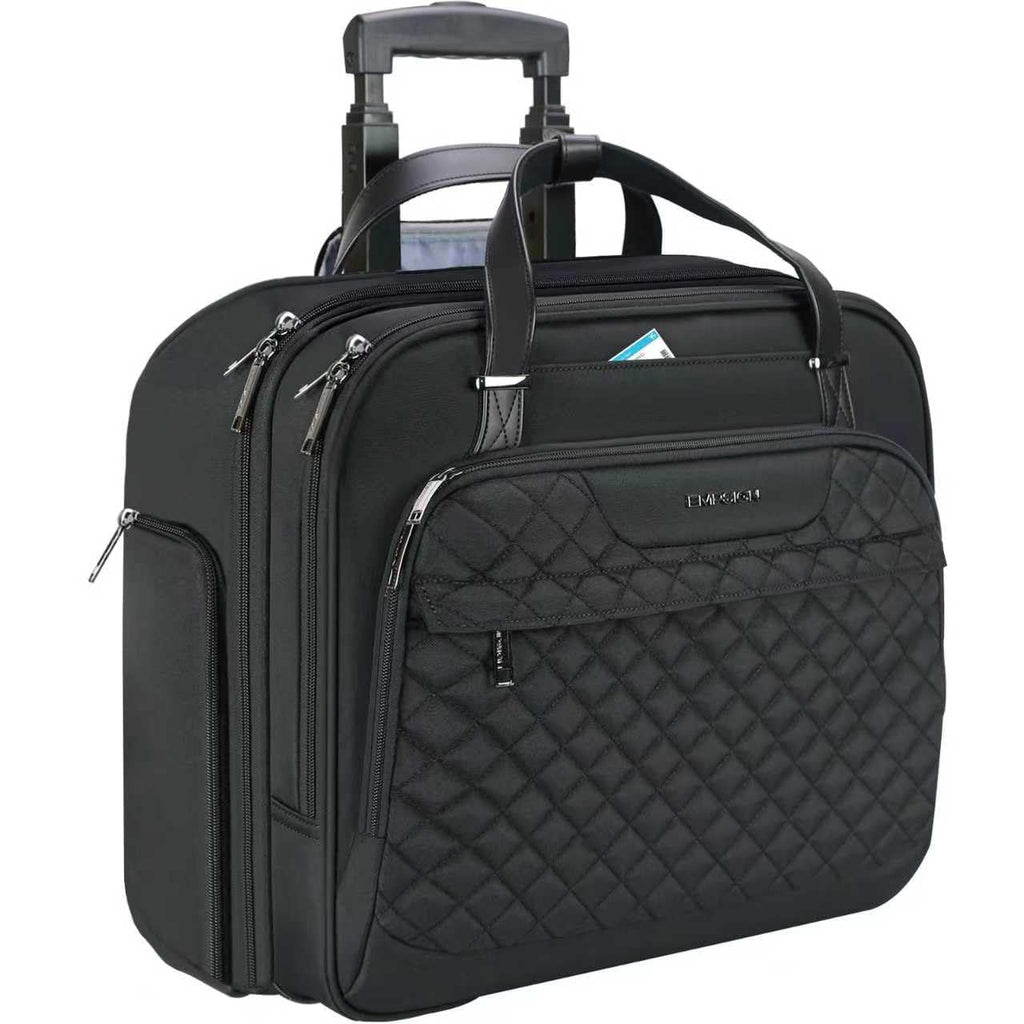 Rolling Laptop Bag 15.6 Inch Black H23244
