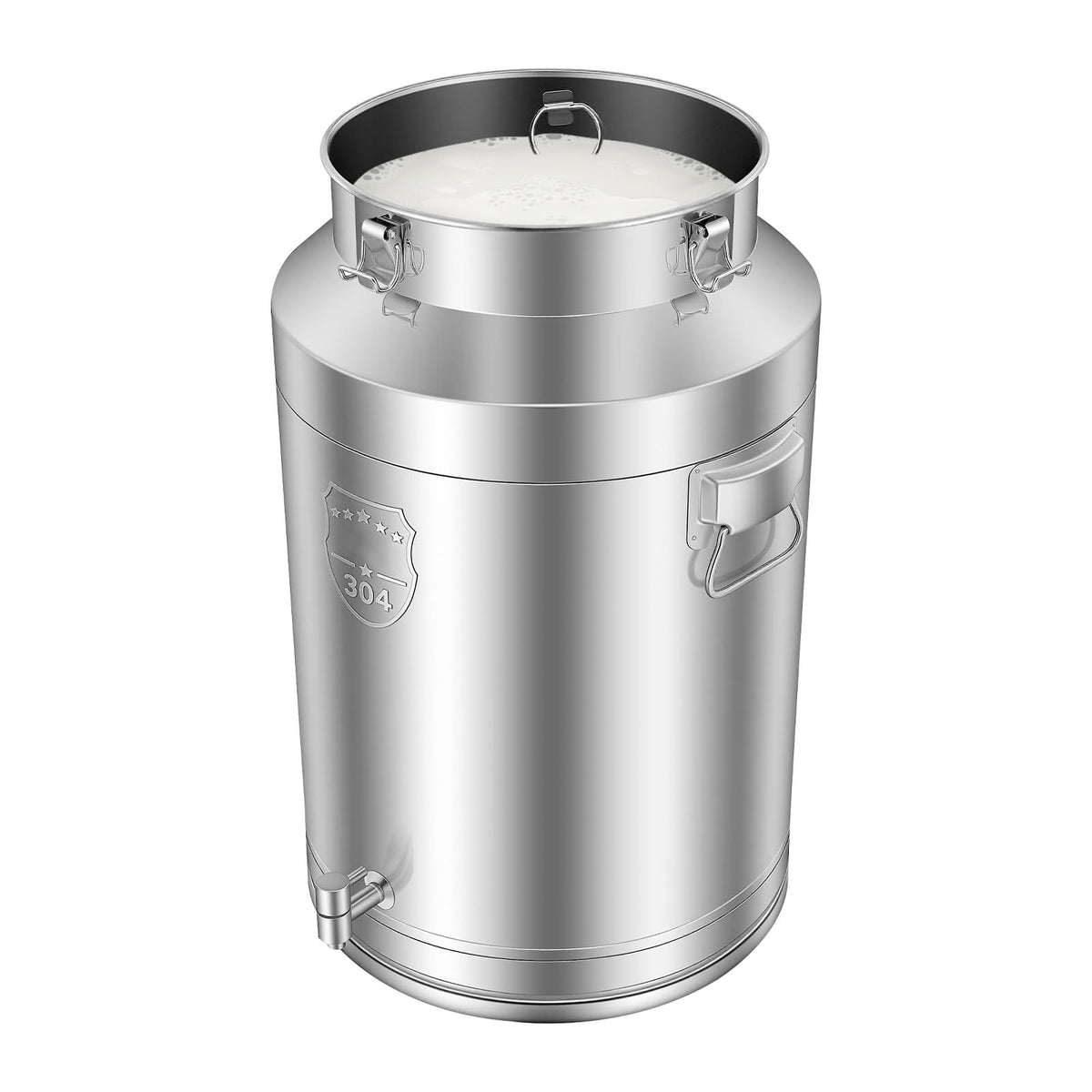 304 Stainless Steel 76L Sealed Bucket with Faucet S611
