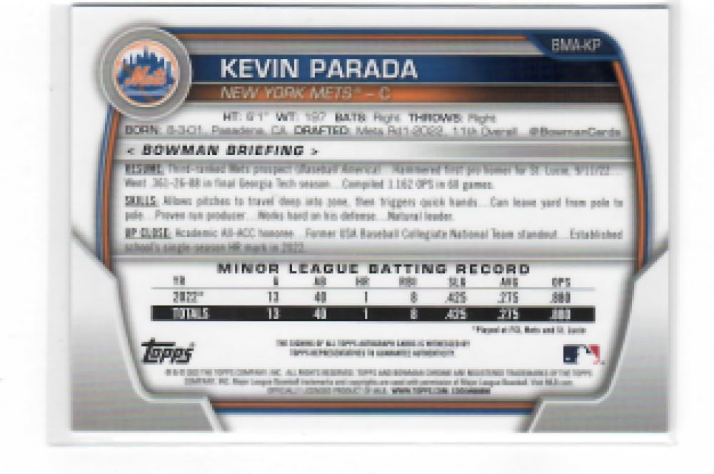 Baseball Card Y63449