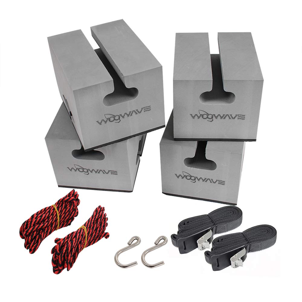 Universal Soft Standard Foam Block Canoe Carrier Kit with Tie-Downs P803266