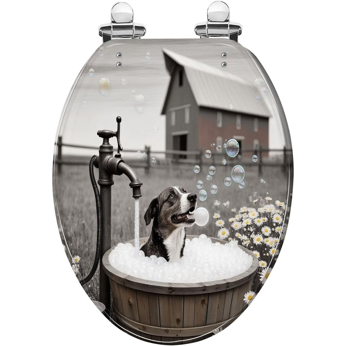 Elongated Slow Close Resin Toilet Seat Q369535