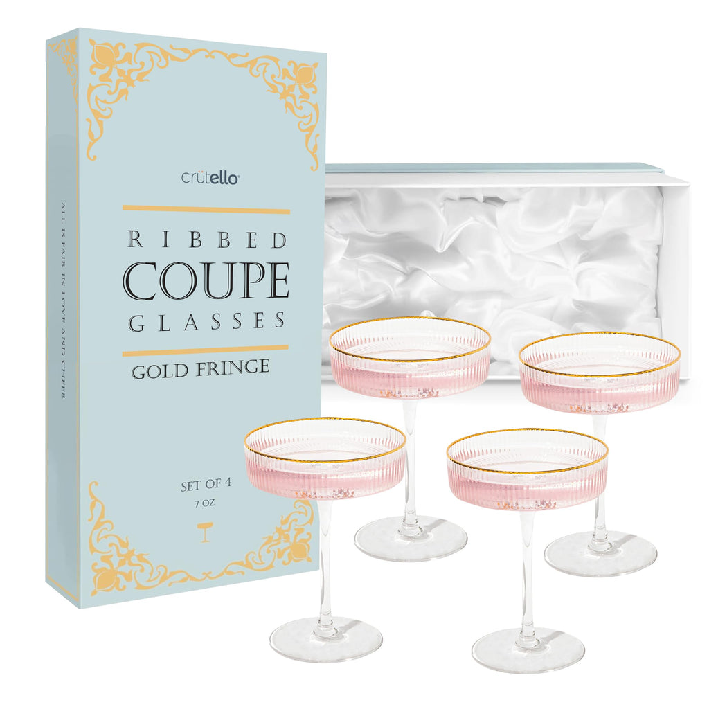 Champagne Coupe Glasses Set of 4 D752427