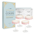 Champagne Coupe Glasses Set of 4 D752427