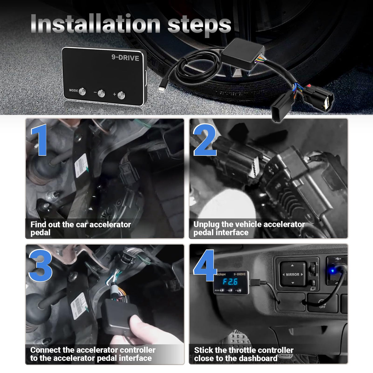 9 Drive Mode Throttle Response Controller U622