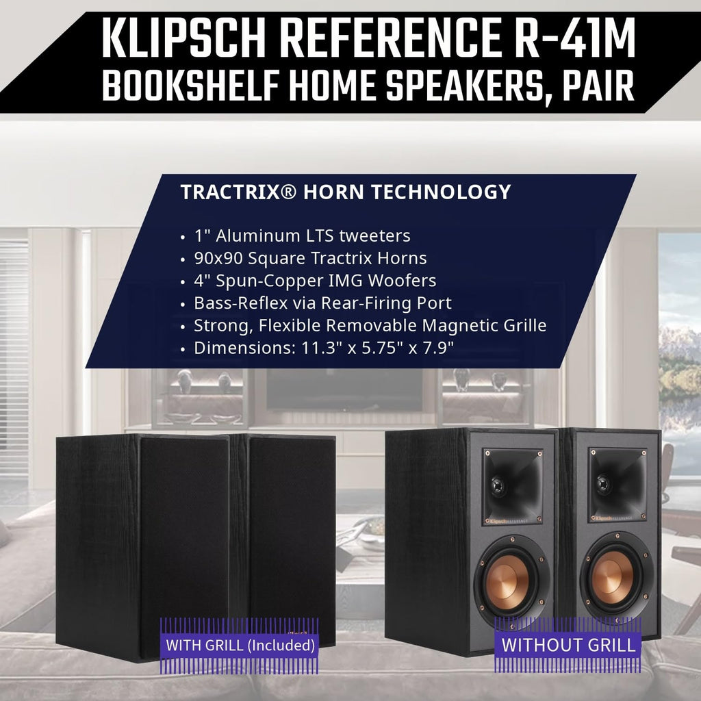 5.1 Home Theater System with Floorstanding, Bookshelf, Channel Speaker and Subwoofer T7529