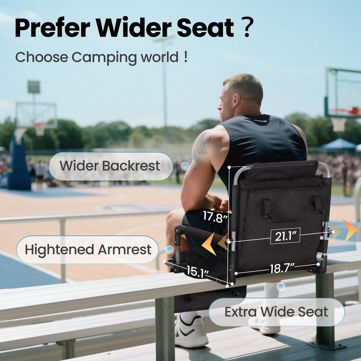 Stadium Seats with Back Support M4482
