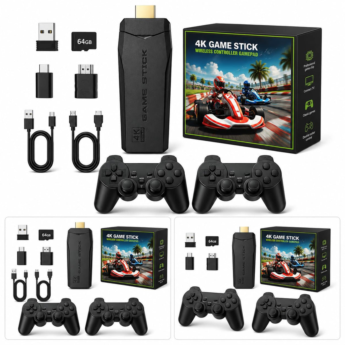 Retro Gaming Console 4K HDMI with 20,000+ Built-in Classic Video Games G650