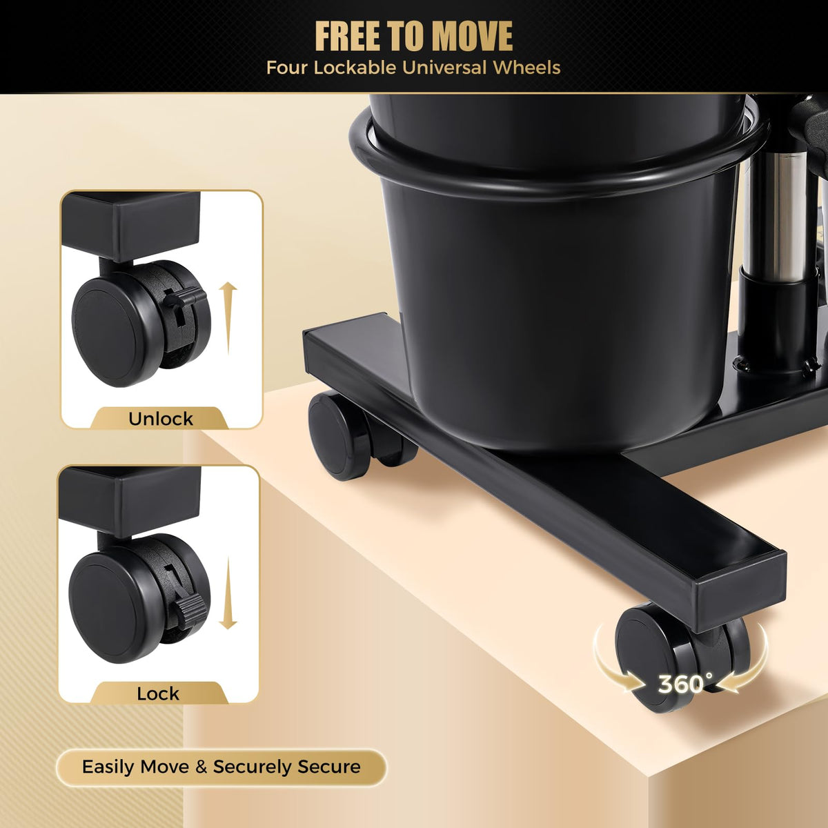 Portable Plastic Shampoo Unit with 2 Water Buckets Y97141