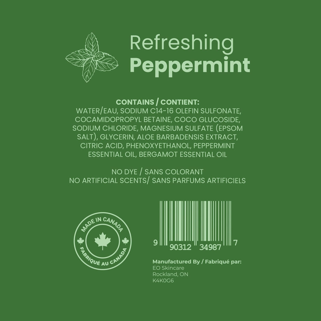 Scented Foaming Bubble Bath with Essential Oils and Epsom Salt, 33.8 fl oz F787663