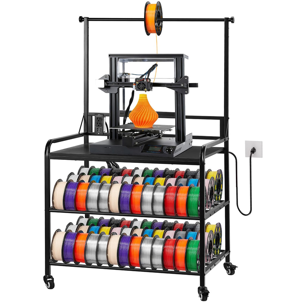 3-Tier Filament Storage Rack with Wheels E845562