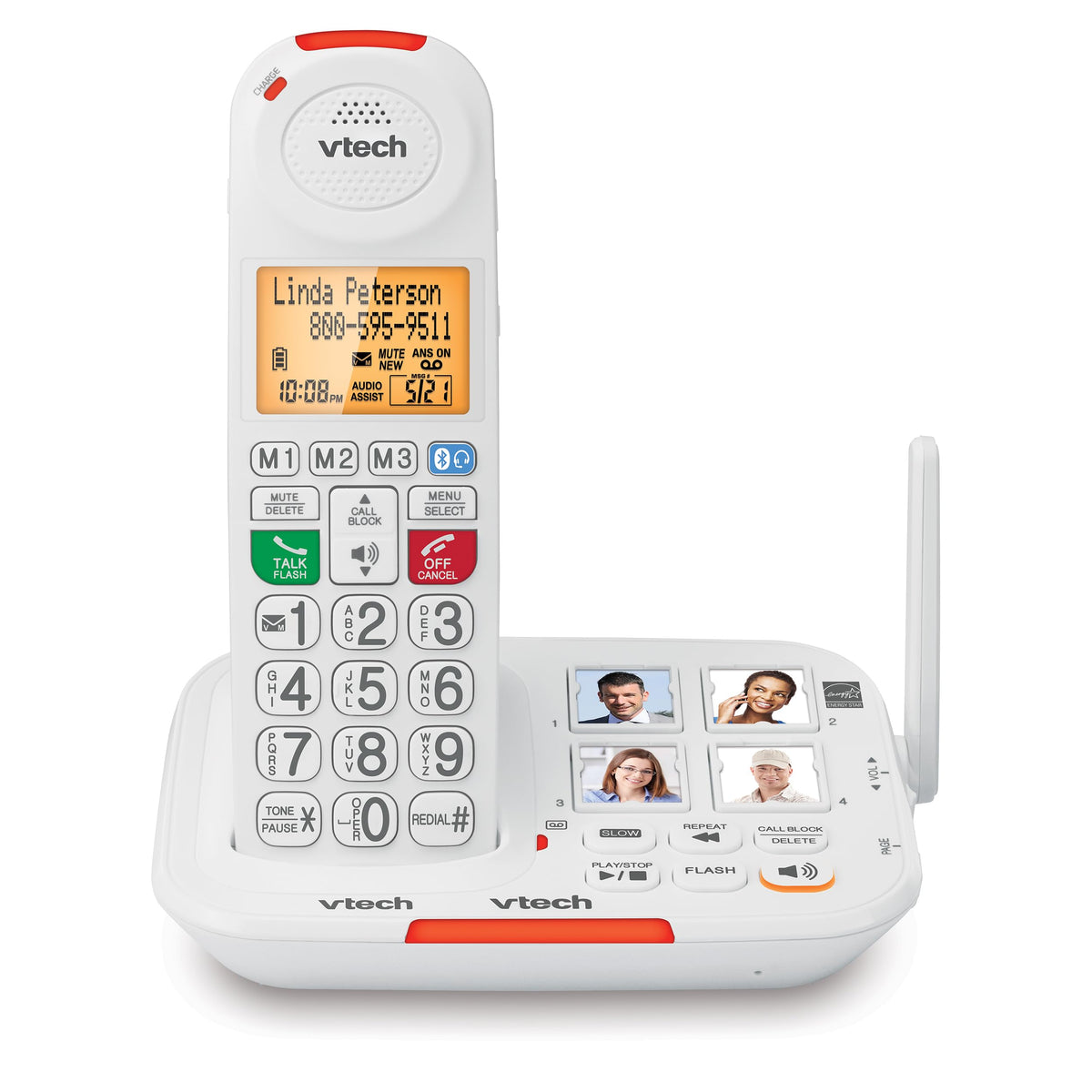 Amplified Cordless Phone with Answering Machine P6036