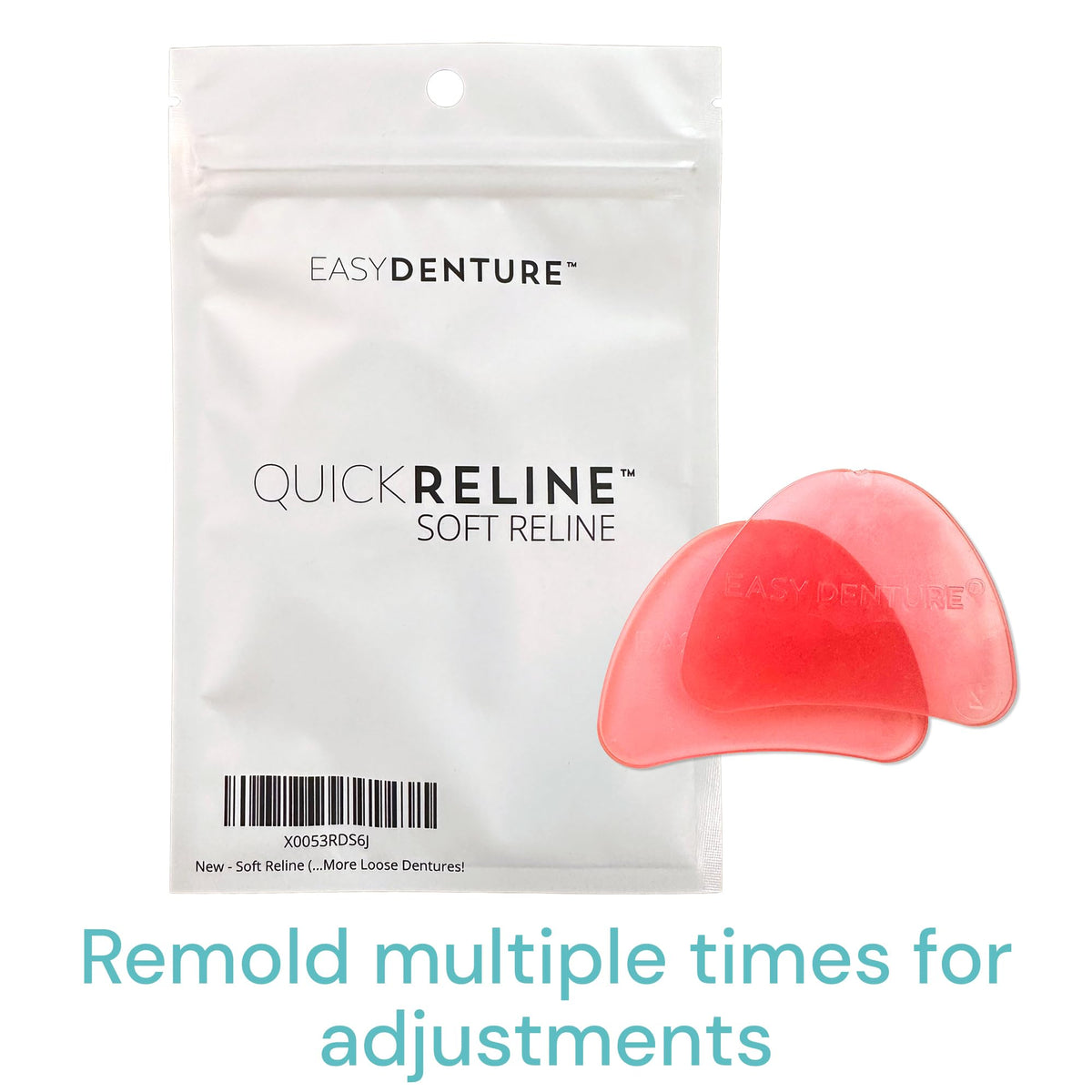 Soft Reline Denture Reliner Kit for Full & Partial Dentures B601